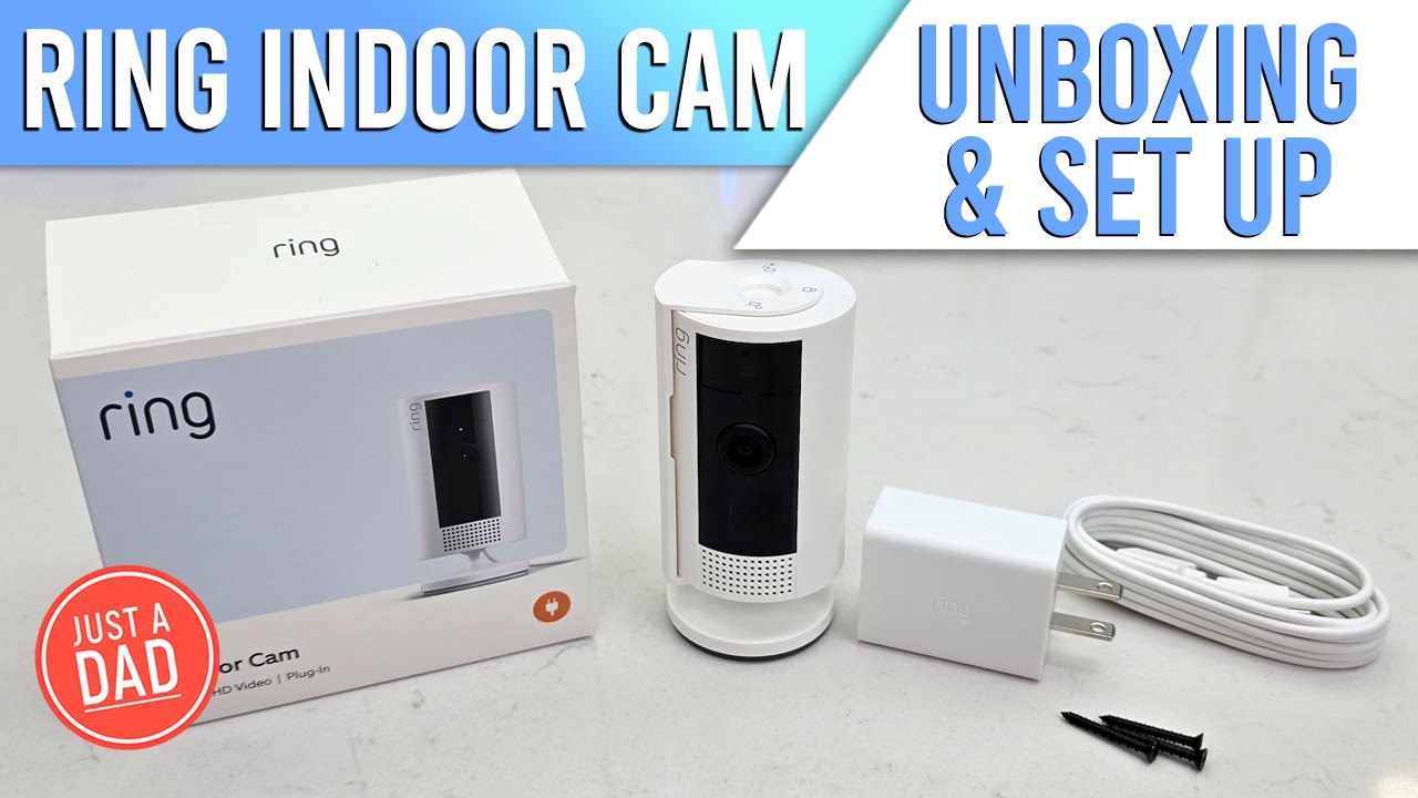 Ring Indoor Security Camera Unboxing & How To Setup