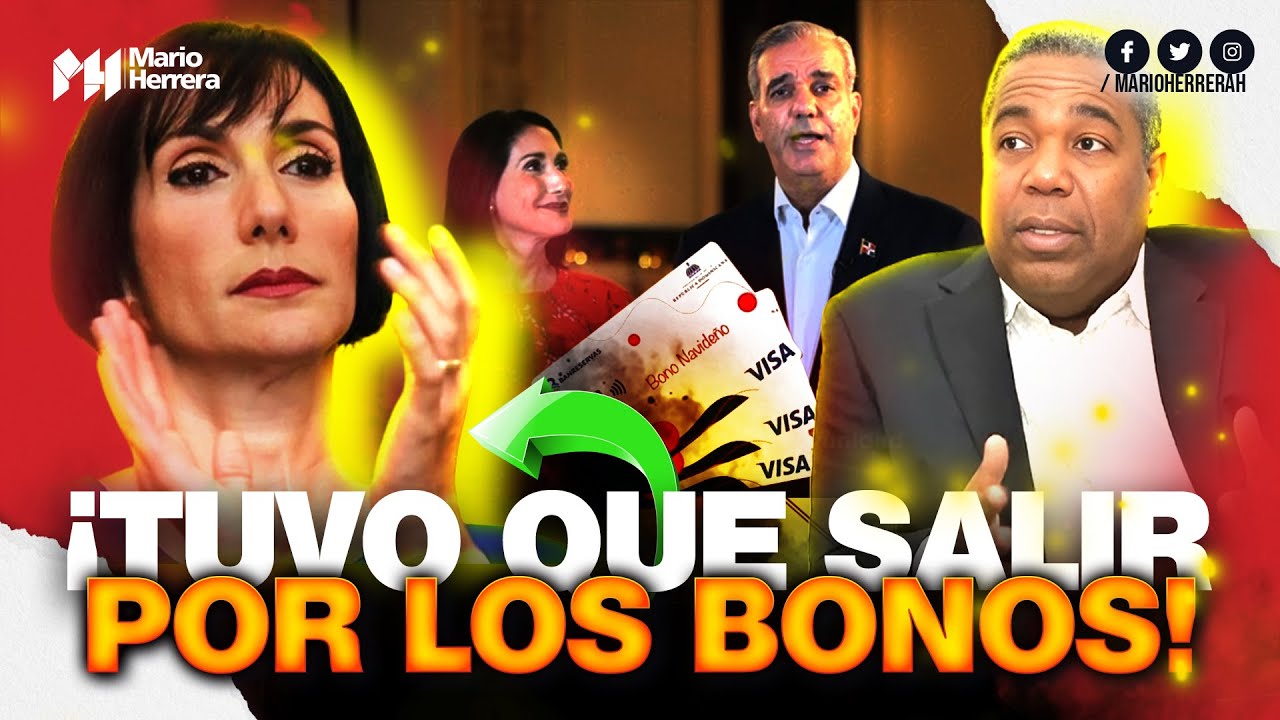 ¡Raquel da boche a Tony! ¡Lío de los bonos fue tan grande que Abinader tuvo que mandar a su esposa!