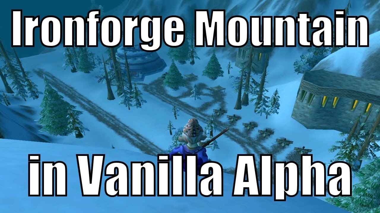 Climbing Ironforge Mountain in Vanilla Alpha - WoW Exploration - World of Warcraft Alpha 0.5.3