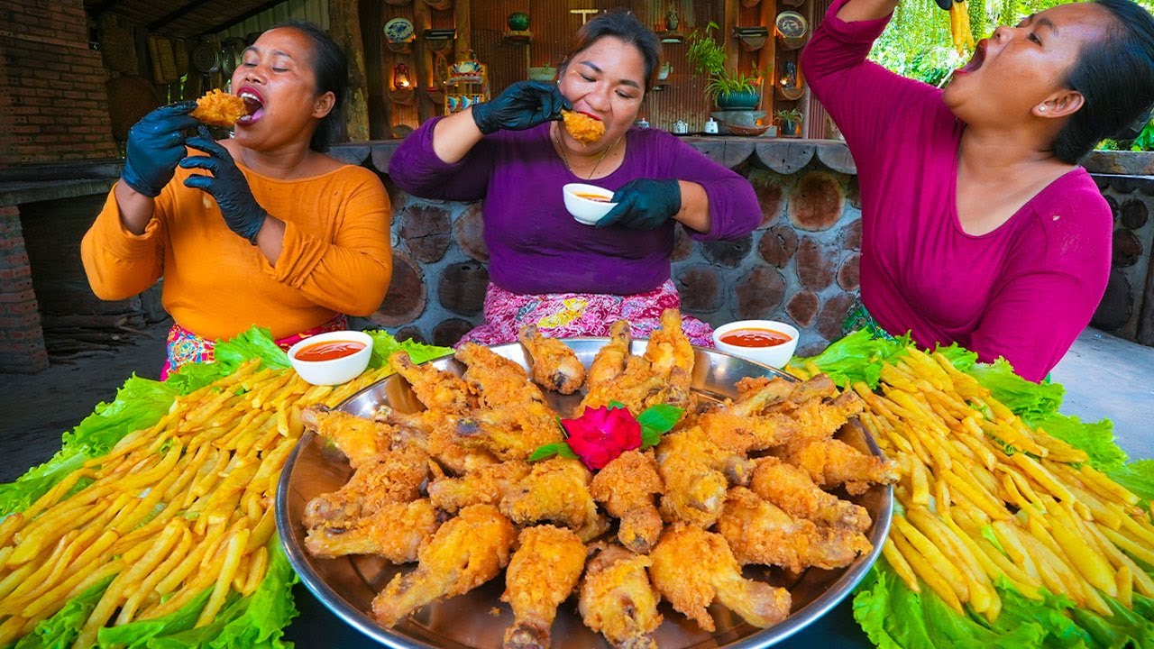 Mcdonald's Fried Chicken Recipe and French Fried Easy Cooking Recipe and Most Delicious