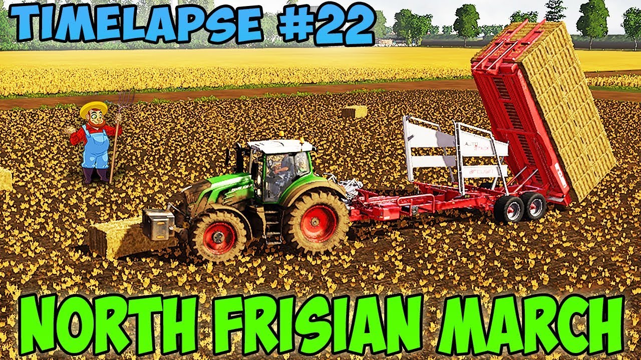Farming simulator 17 North Frisian March Map v 2 0 Timelapse ep#22