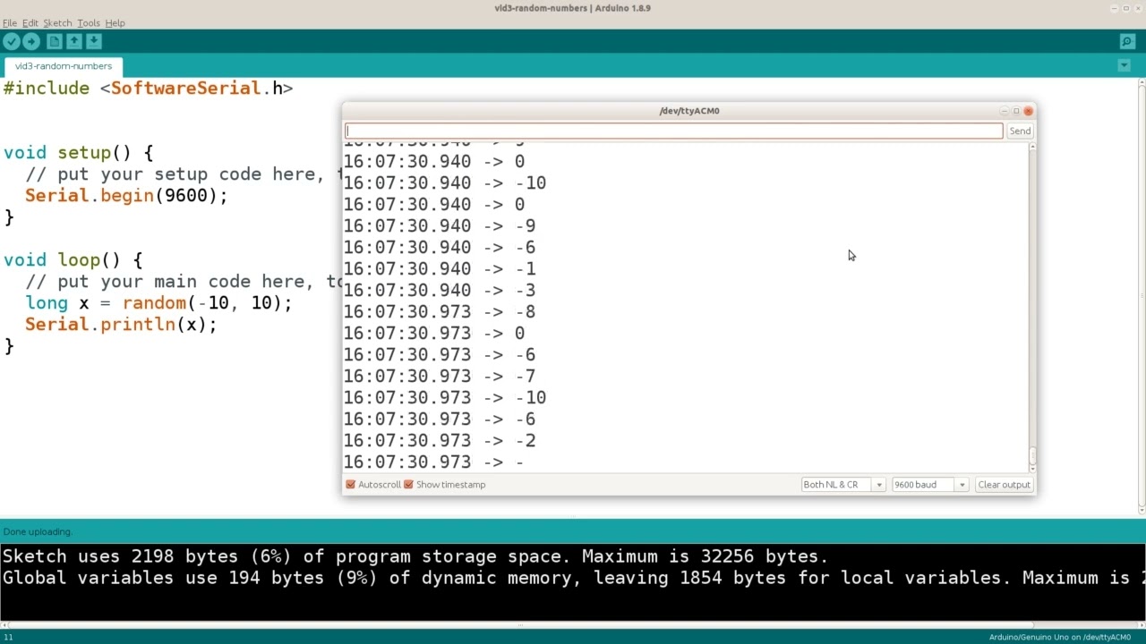 0004 - Working with Random Numbers in Arduino
