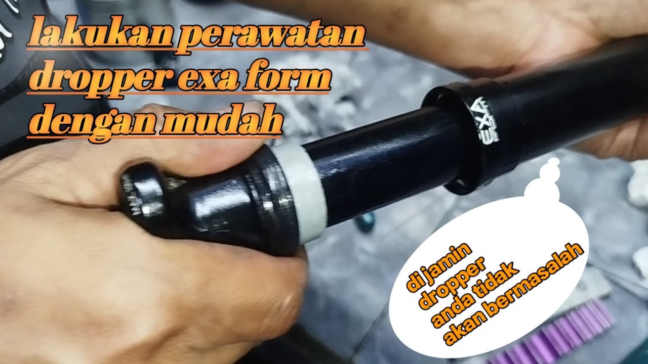 cara service dan perawatan dropper exa form #mtbbike #mtb #tutorial