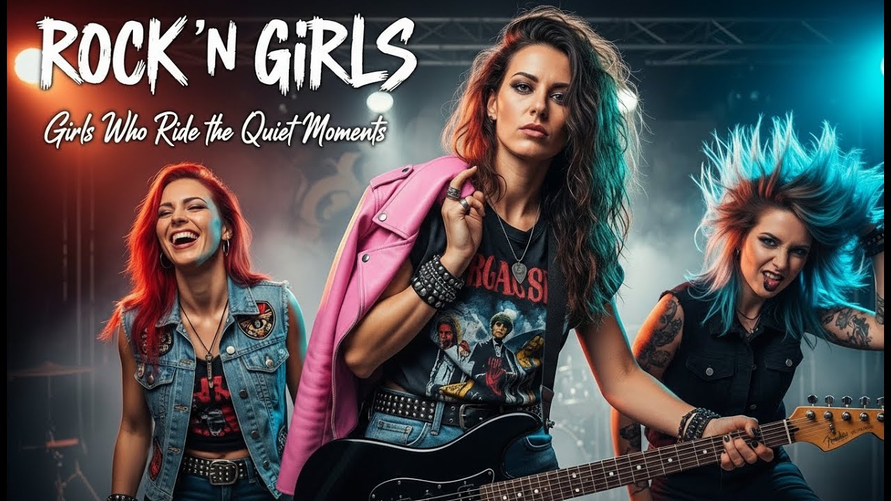 Best Music Rock n Roll Girls 🔥 Rock n Girls 🎸 Girls Who Ride the Quiet Moments