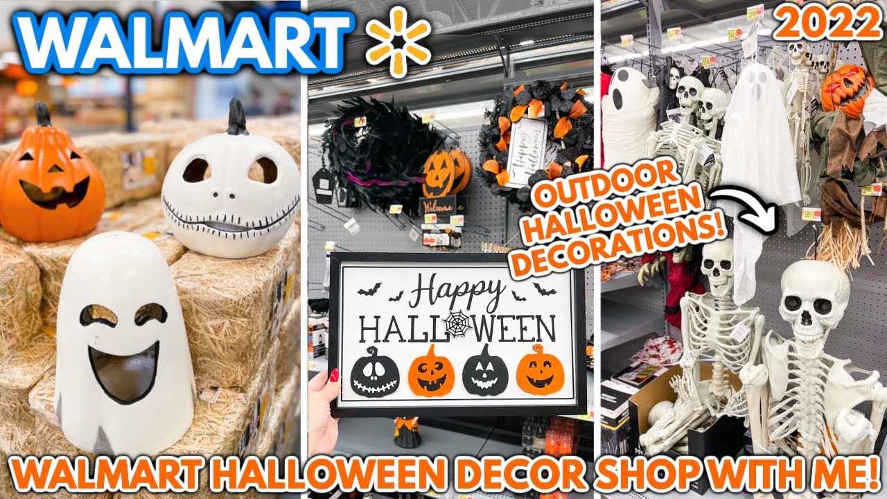 WALMART HALLOWEEN DECOR 2022 🎃 | Outdoor Halloween Decorations + Halloween Decorating Ideas