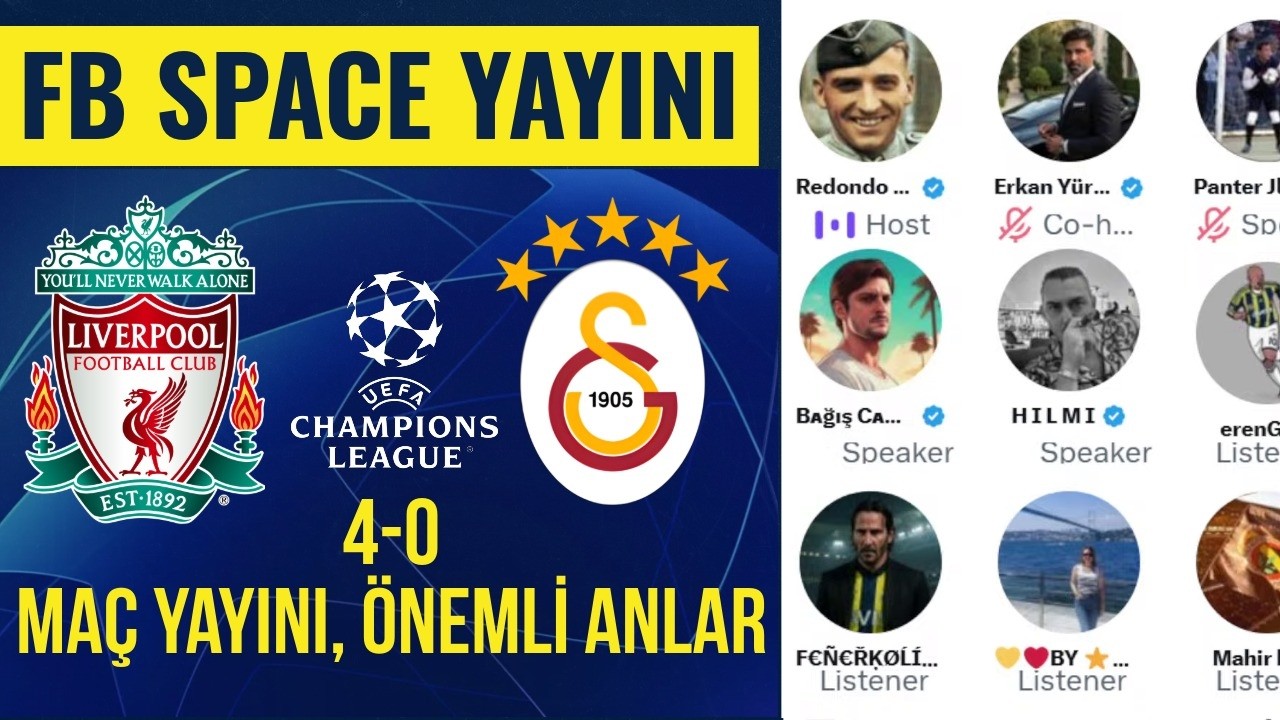 Liverpool - Galatasaray Maç Yayını | Fenerbahçe Space Odası