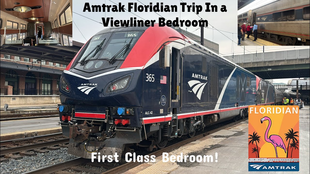 Amtrak Floridian Trip in a Viewliner Bedroom from Cary, NC to Chicago, IL