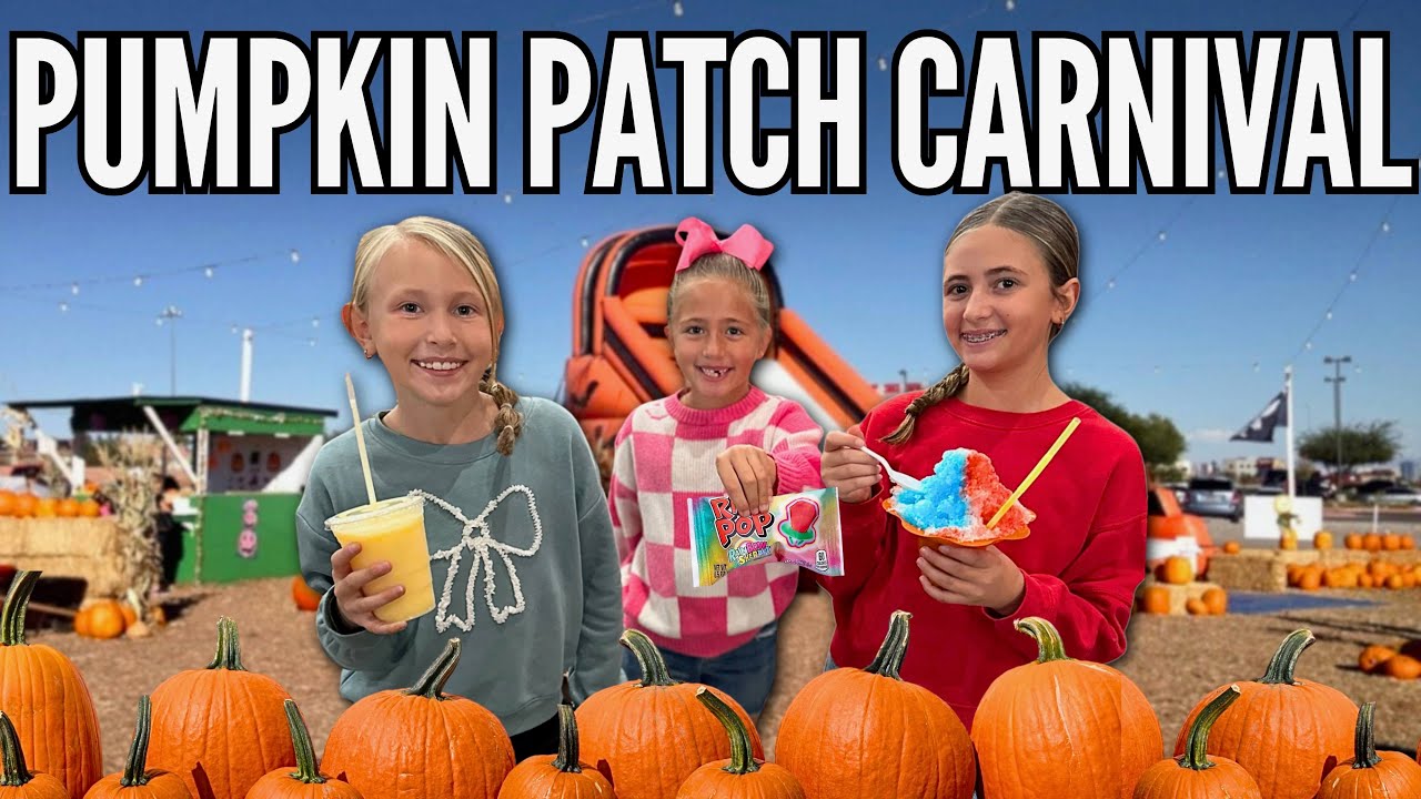 Our EPIC Night at the Pumpkin Patch 2025! | Carnival Rides, Games, Treats & Fall Family Fun!