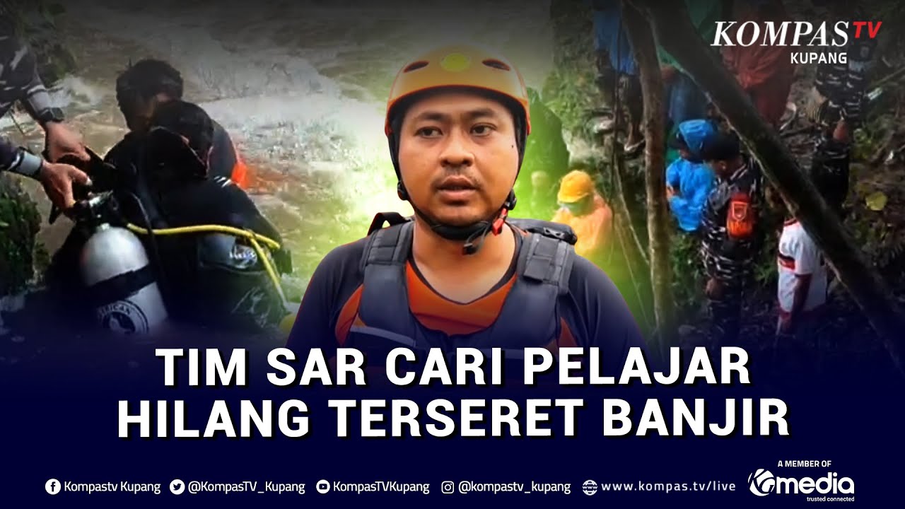 Tim Sar Cari Pelajar Hilang Terseret Banjir Di Wisata Air Terjun Tiwu Pai