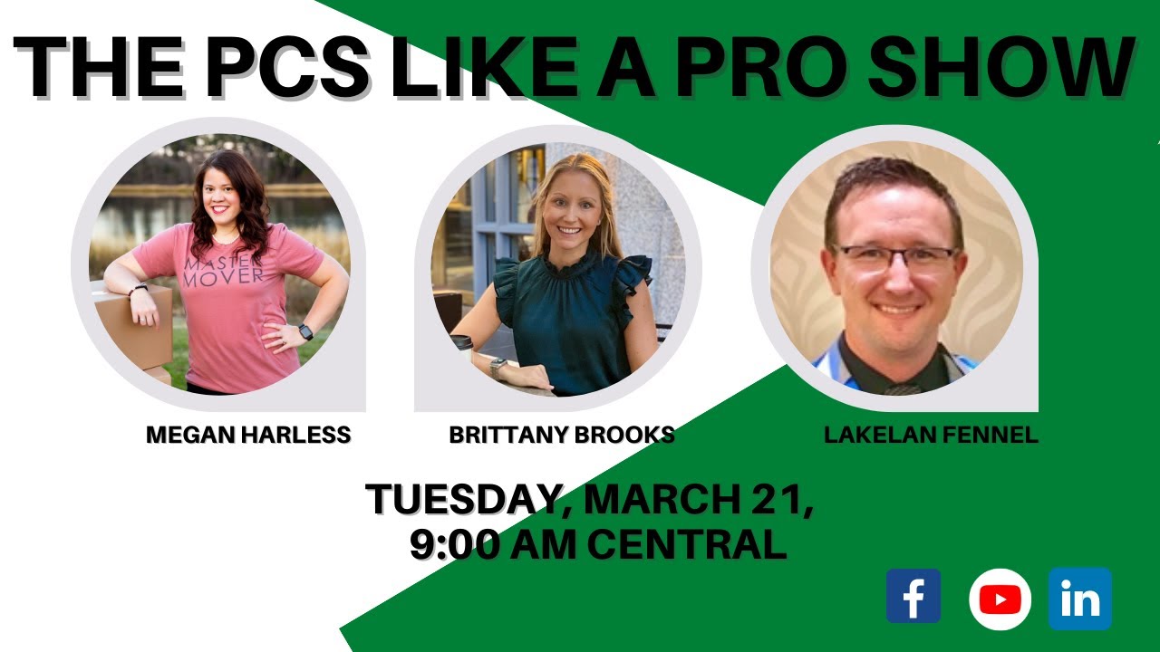 The PCS Like A Pro Show - PPM (aka DITY) Info You Need to Know!
