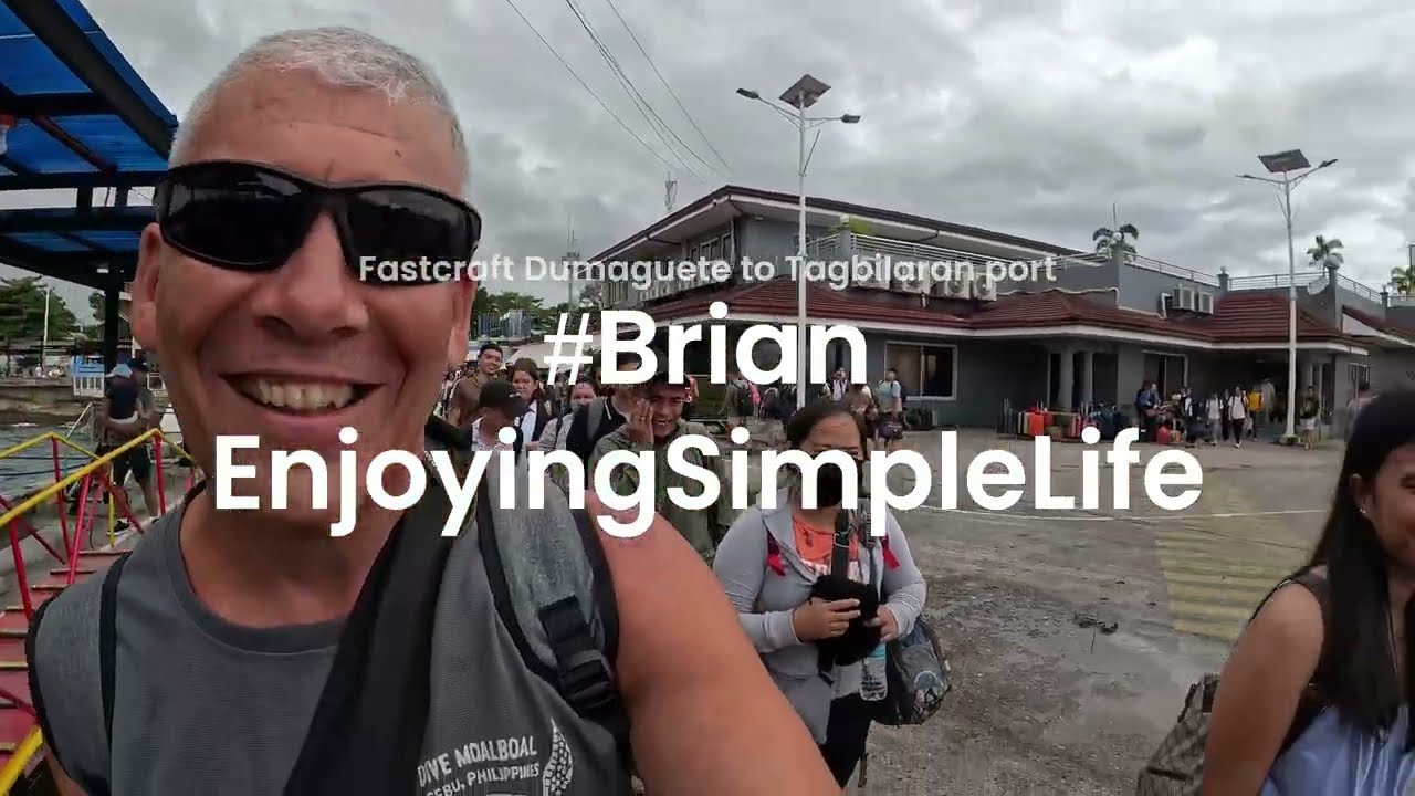 Ocean Jet Ferry Dumaguete to Tagbilaran Port Bohol #BrianEnjoyingSimpleLife Philippines
