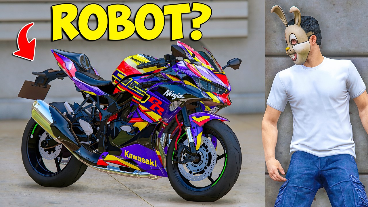 I Stole a Robot Kawasaki Ninja from the Police sa GTA 5