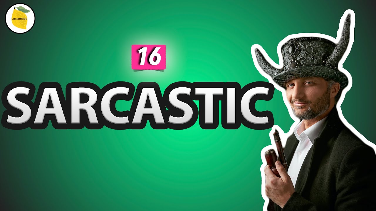 Sarcastic Meaning | Synonym | Antonym | Examples | Daily vocabulary for competitive exams | #16