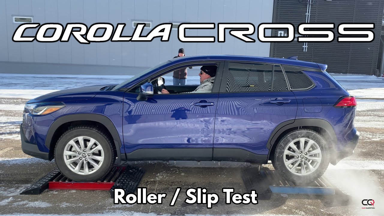 Toyota Corolla Cross AWD Тест ролика / скольжения: Неплохо на низкой скорости!