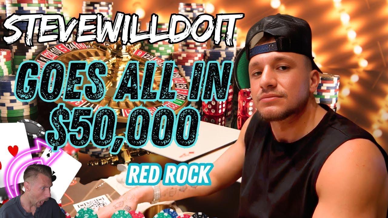 Stevewilldoit Is Back & Hits The Craziest Baccarat Lawn Chair I've Ever Seen! #reaction