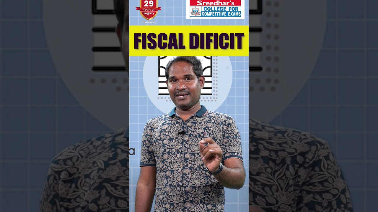 Fiscal Deficit, Why It Matters 💰📉. #sreedharscce #cce