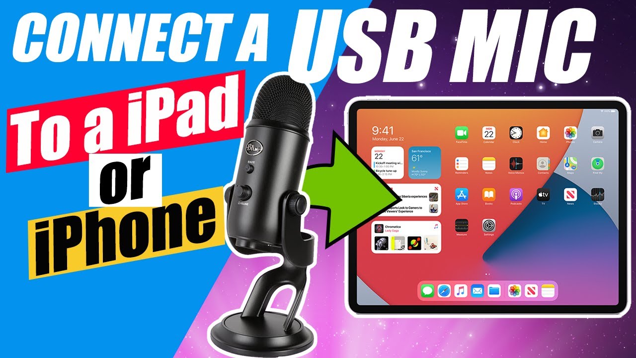 Как подключить любой USB-микрофон к iPad/iPhone