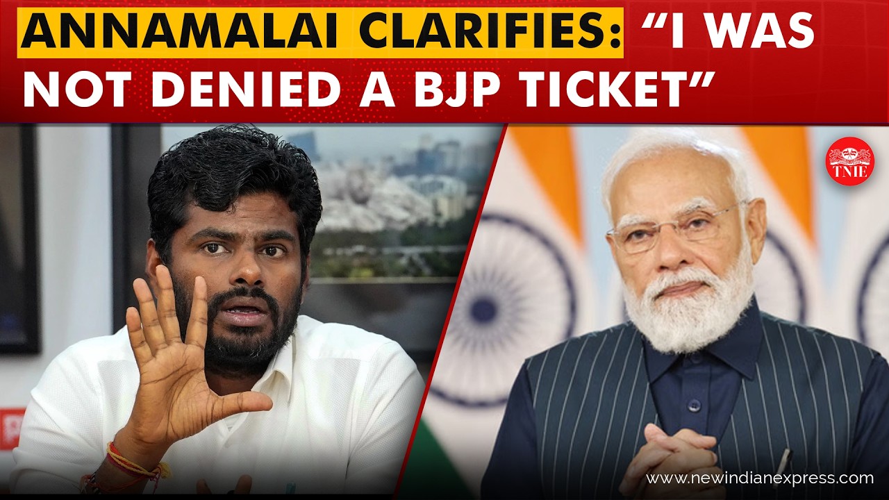 &ldquo;I was not denied a ticket, I chose not to contest&rdquo;: K Annamalai refutes BJP snub claims