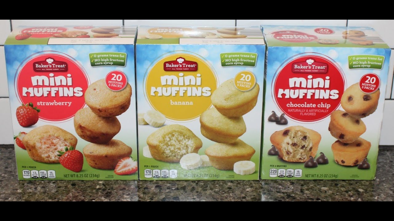 Baker&rsquo;s Treat (Aldi) Mini Muffins: Strawberry, Banana & Chocolate Chip Review