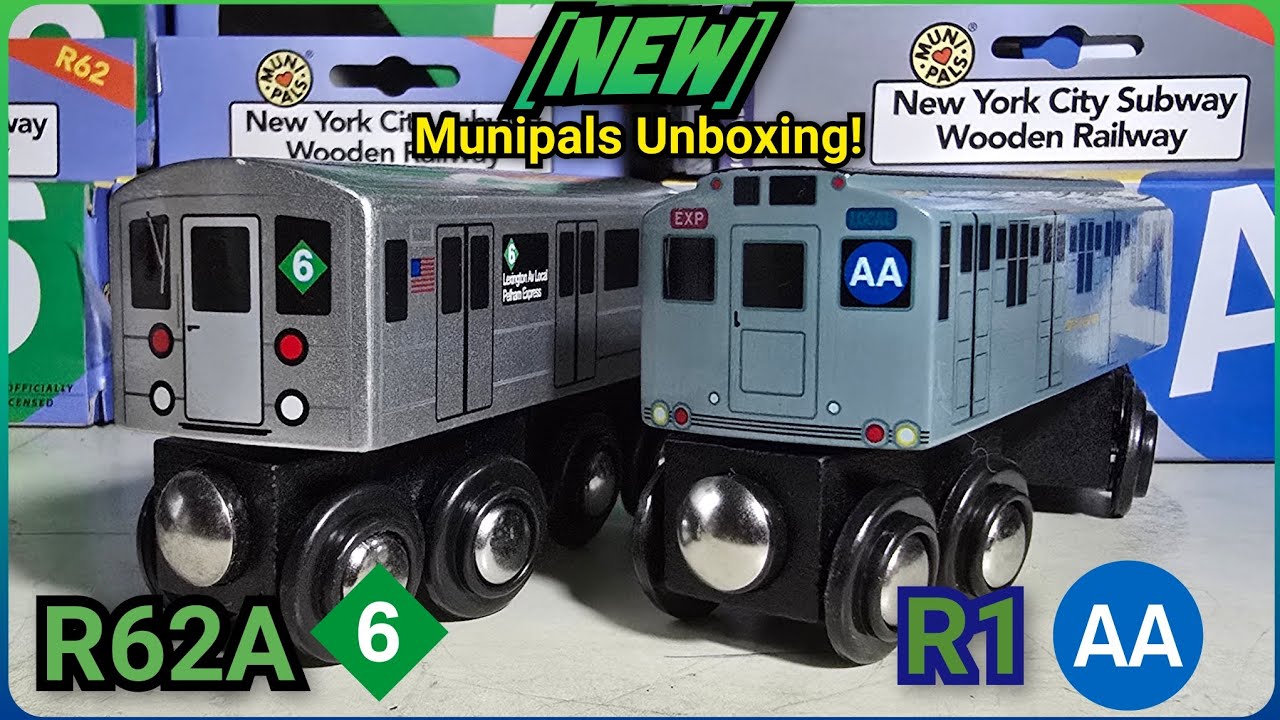 [NEW] Munipals R62A 6 Express & R1 AA Train OFFICIAL Unboxing & Test Run!! #munipals
