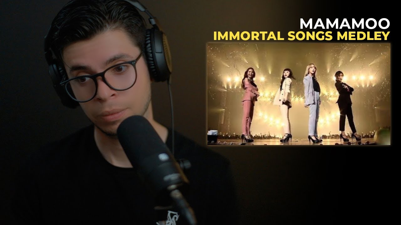 An idiot crushes on MAMAMOO for 16 minutes | IMMORTAL SONGS MEDLEY REACTION
