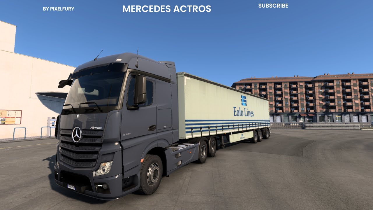 Averaging 140kph+ on the highway in a loaded Mercedes Actros