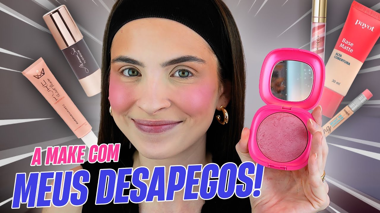 TO DESAPEGANDO DE MUITAS MAKES DESSA PENTEADEIRA!!! ME MAQUIEI COM OS PRODUTOS QUE NÃO QUERO MAIS!