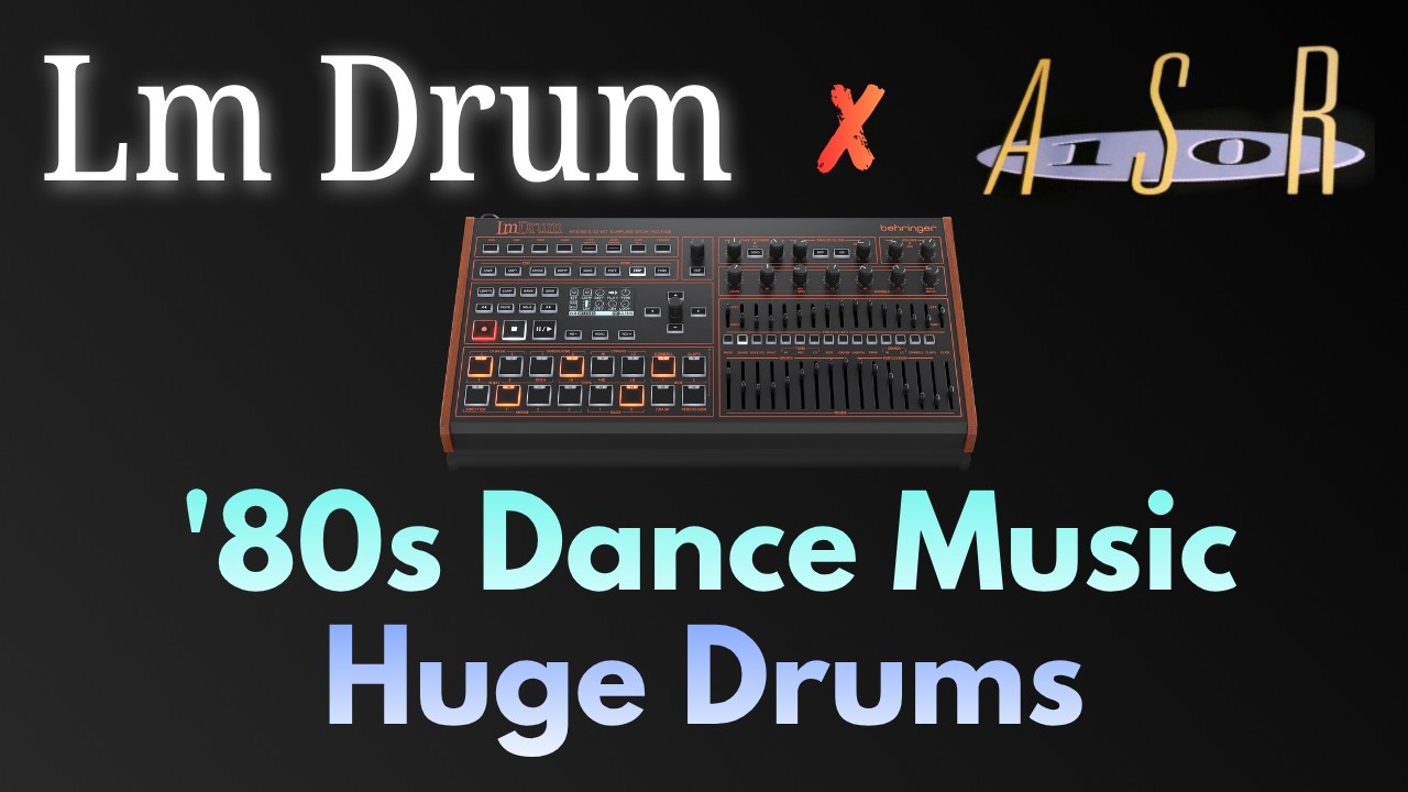 Behringer LM Drum does '80s Freestyle dance music and it sounds great!