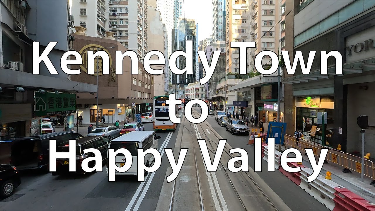 [4K] Hong Kong Tram Ride - Kennedy Town to Happy Valley (HK)