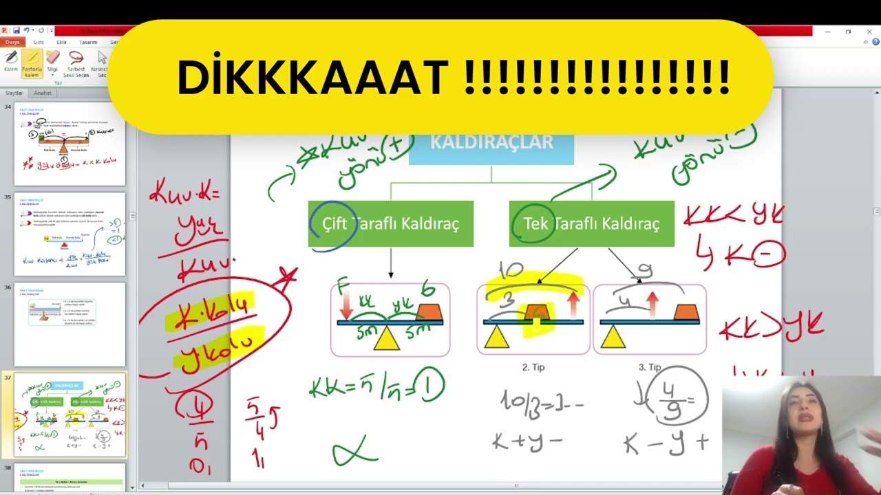 KALDIRAÇ SORULARINI ARTIK KAÇIRMAYACAKSIN !!! (TÜM MANTIĞIYLA)