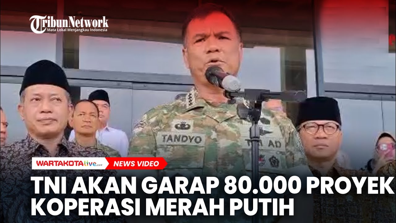 TNI Akan Garap Gerai dan Gudang 80 Ribu Koperasi Merah Putih