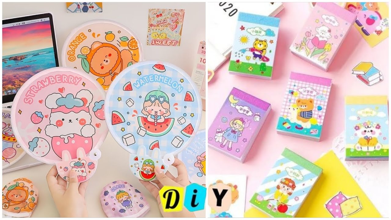 DIY Kawaii Stationery | How Cute Stationery Supplies | Homemade stationery craft