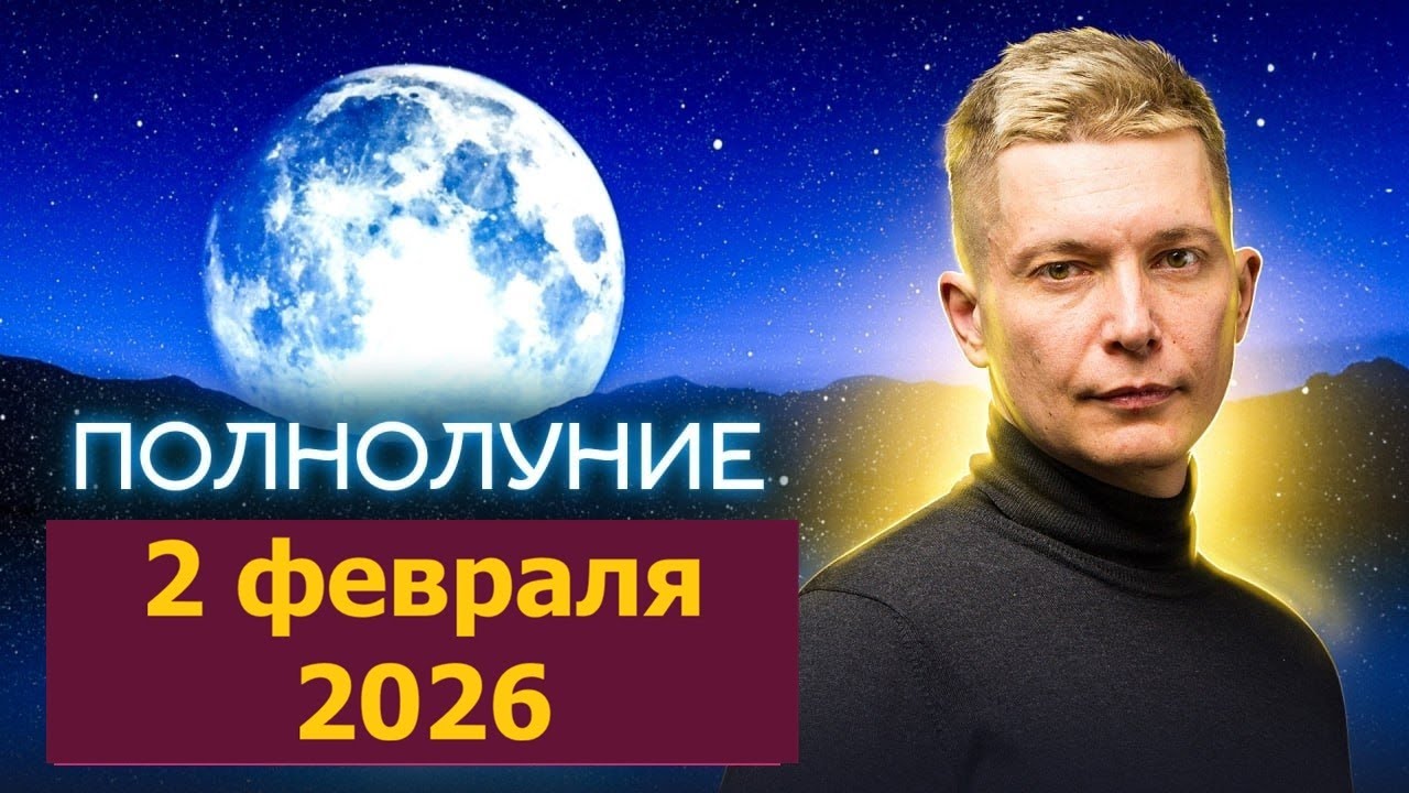 Полнолуние во Льве 2 февраля 2026. Душевный гороскоп Павел Чудинов