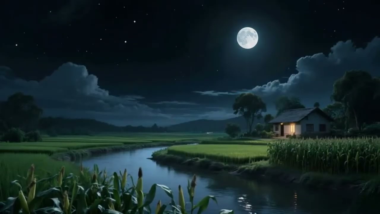 Peaceful Night 🌑Healing of Stress,Anxiety and Depressive States,Stop Overthinking,sleep Calm 8