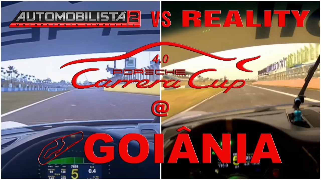 Automobilista 2 vs Reality | Porsche Carrera Cup 4.0 @ Goiania