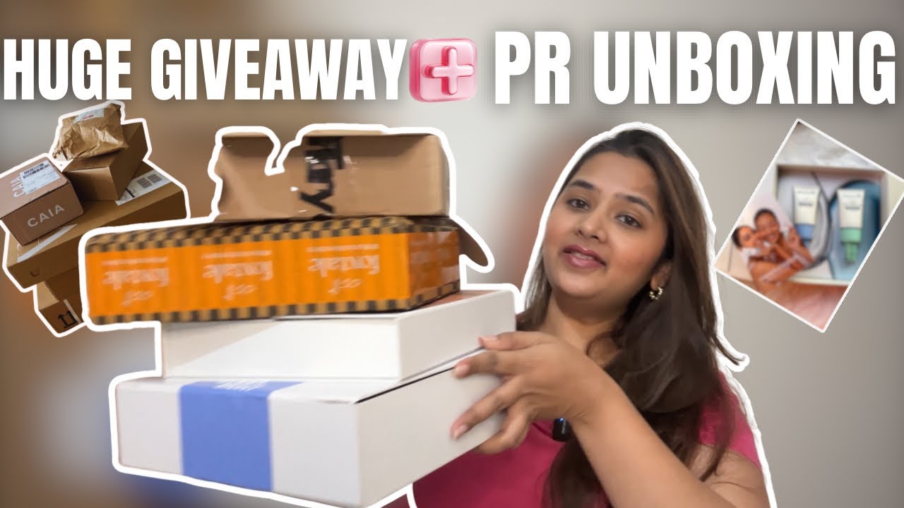 HUGE PR *unboxing* + PACKING Giveaway | 2026 GOALS??