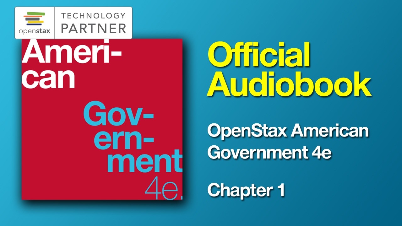 OpenStax American Government 4e Audiobook (2025 Edition) (Official Audio Textbook)