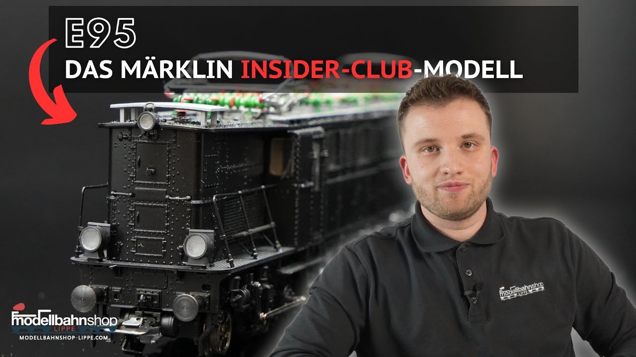 Das MÄRKLIN Insider-Club-Modell | E95 | Güterzug-Elektrolokomotive | DRG | II | H0 | MSL | Märklin