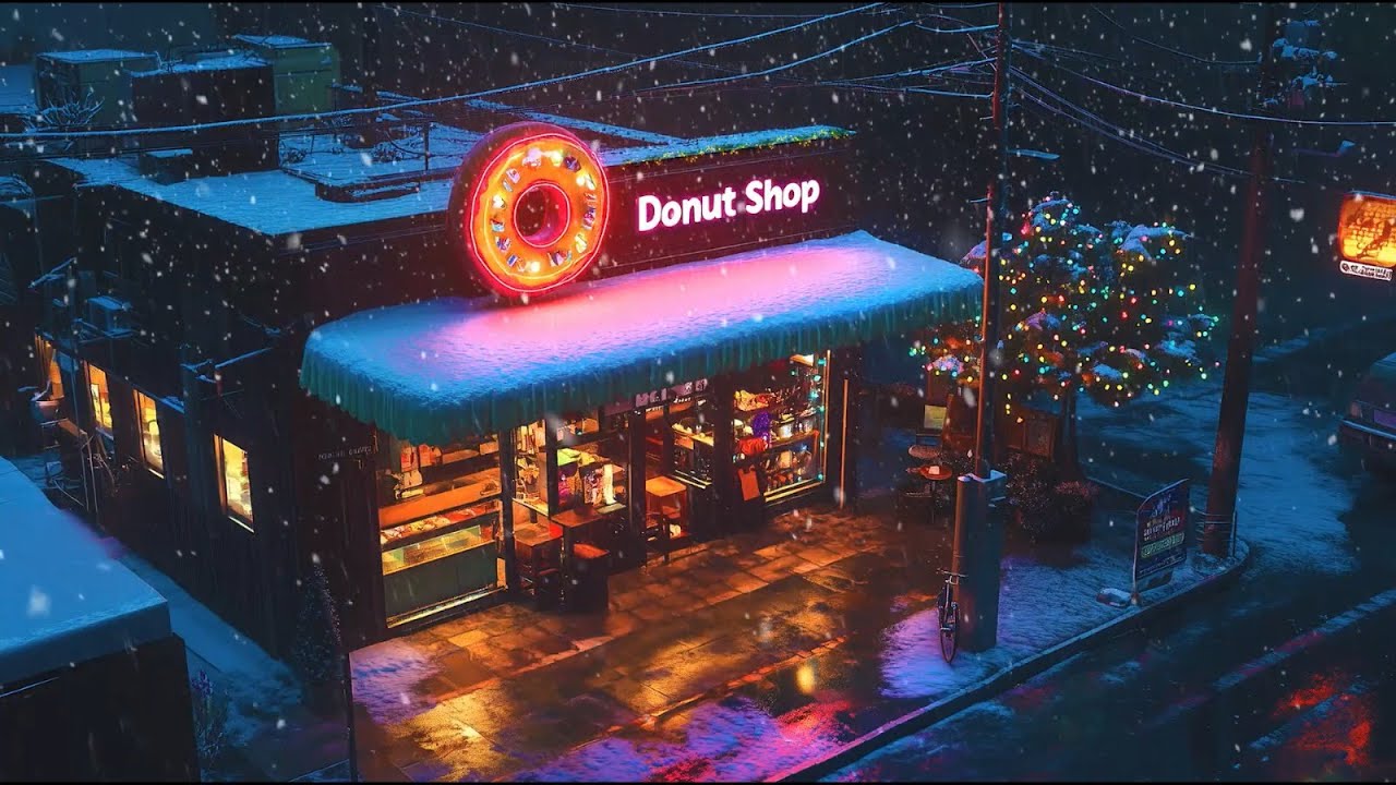 Cozy Corner Street Caffe Background Lofi Music Hip Hop For Drifting Thoughts