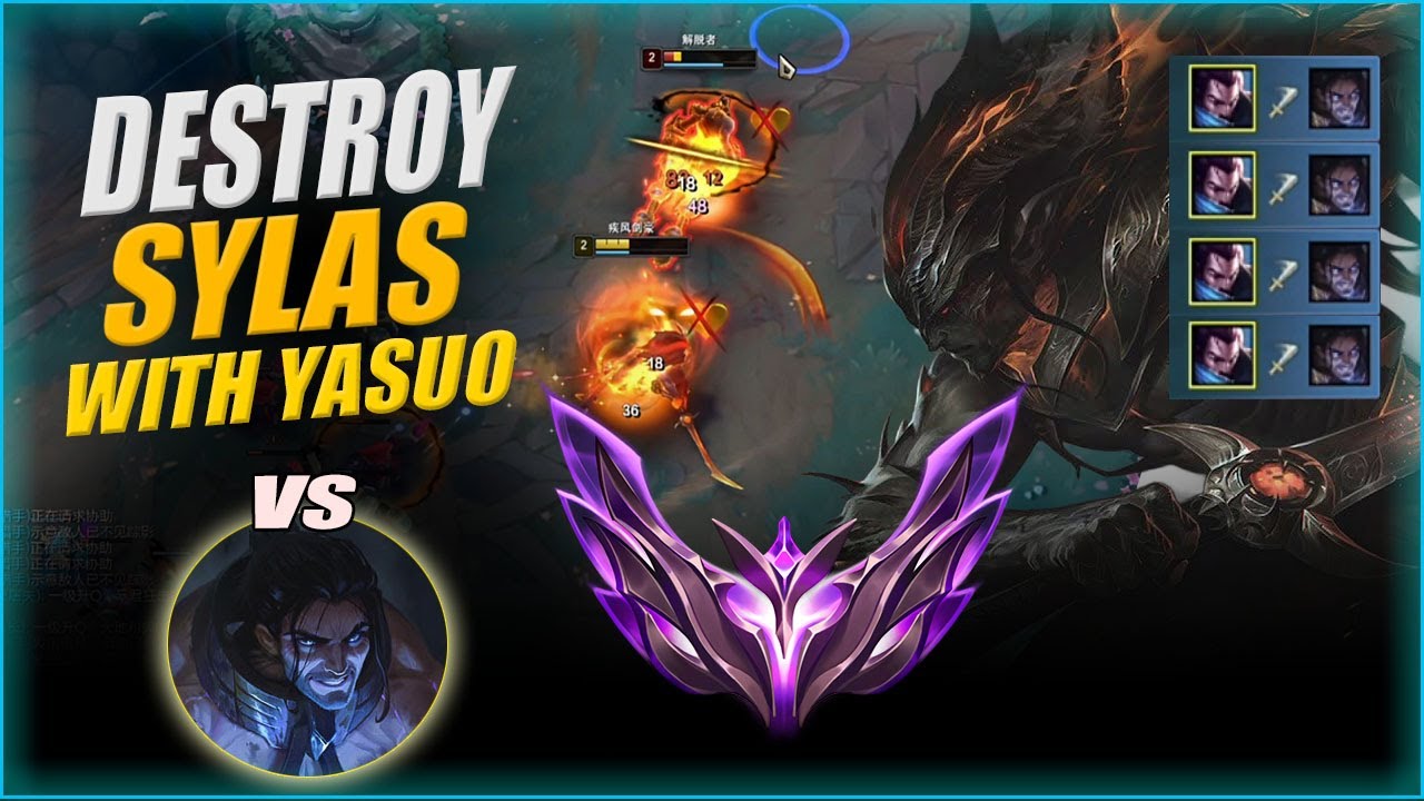 RouFeng Yasuo: Master Sylas Can't Play the Game When facing Rank 1 Yasuo