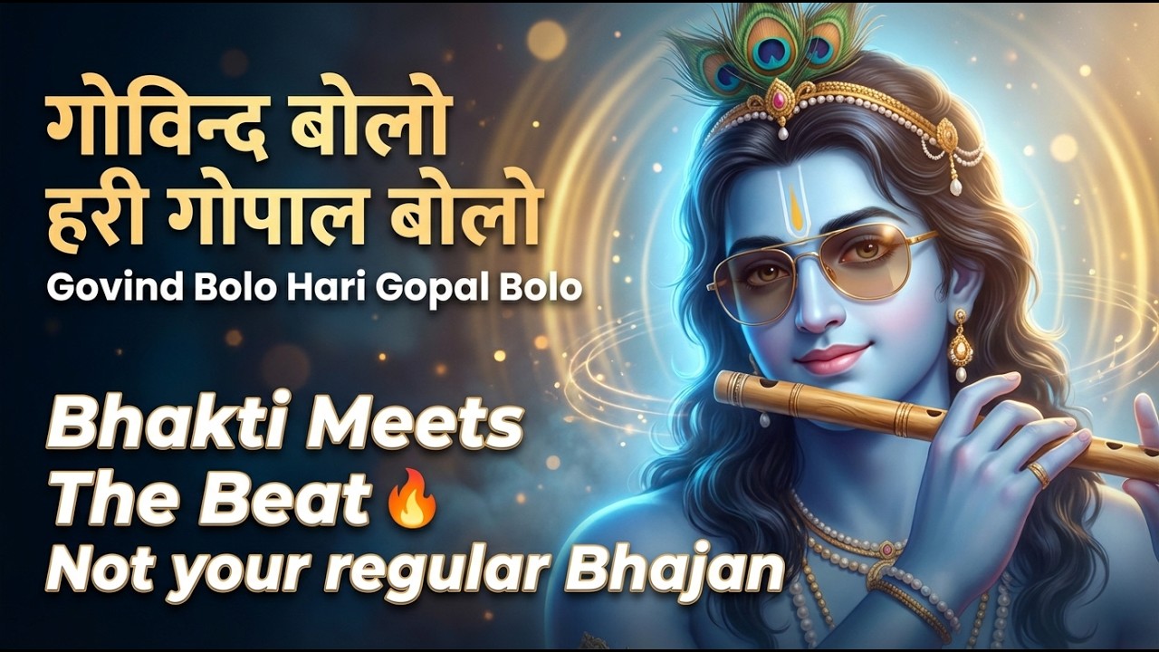 Bhakti Meets The Beat 🎧| Govind Bolo Hari Gopal Bolo | Not Your Regular Bhajan Modern Bhakti Fusion