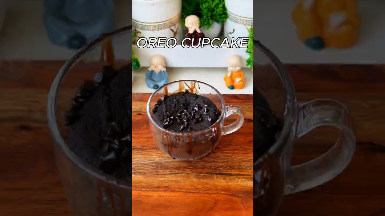 Delicious Oreo Cupcake Recipe 🧁 | Easy & Delicious Recipe #OreoCupcake #DessertRecipe #shorts #oreo