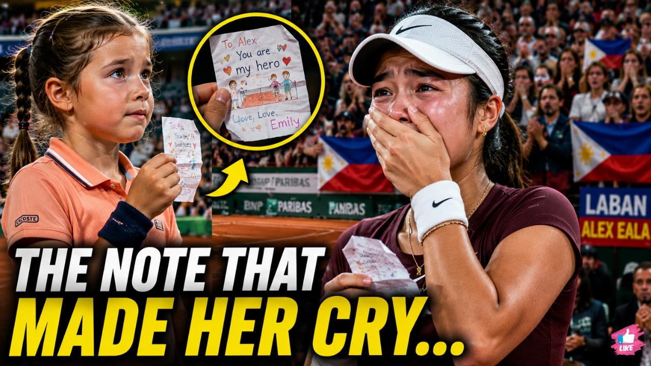 The Note That Made Alex Eala Cry in Paris&hellip; A 7-Year-Old Changed Everything#tennis