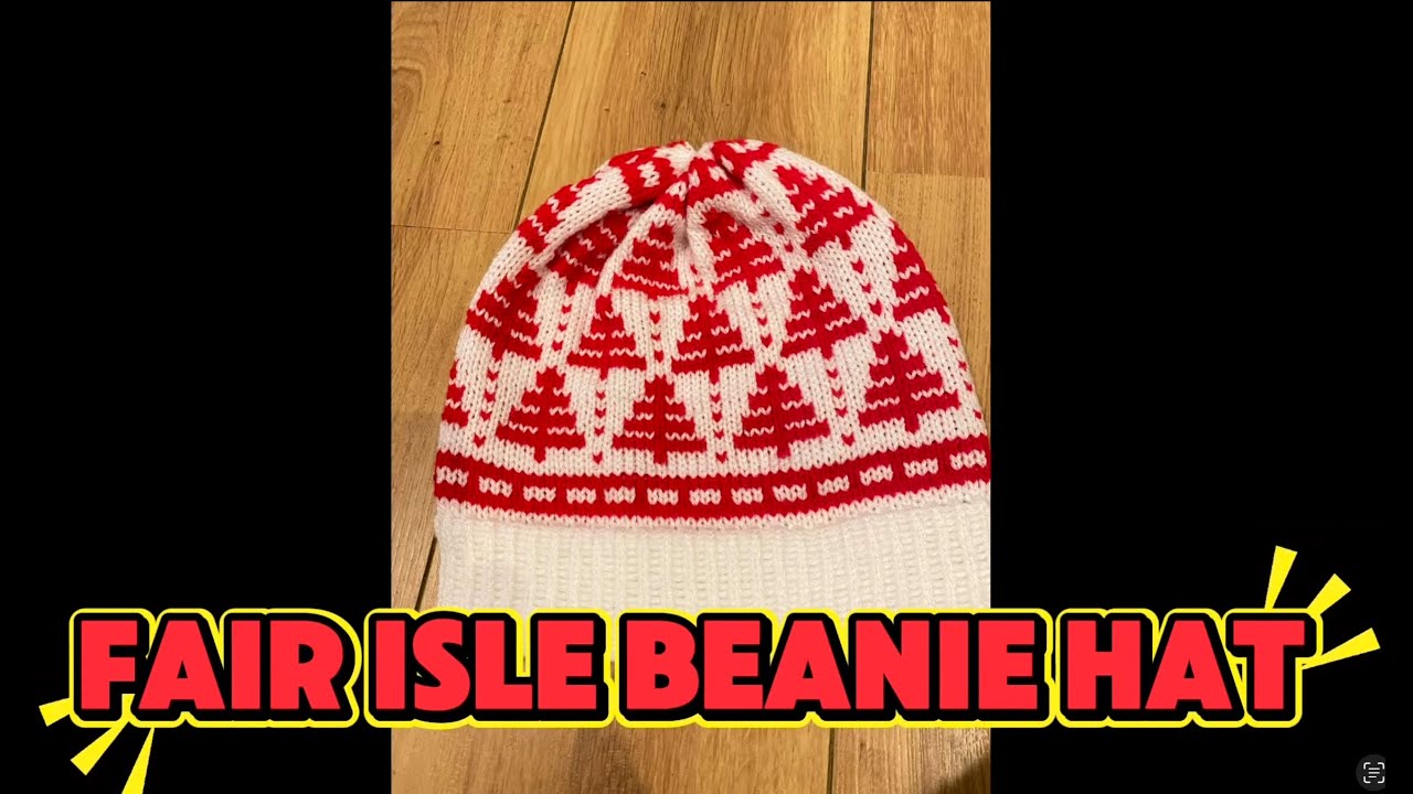 Can You Knit a Fair Isle Beanie Hat on LK150 Knitting Machine ?