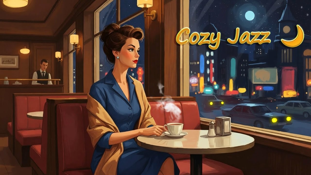 Late Night Jazz 🌙 Peaceful Night Ambience