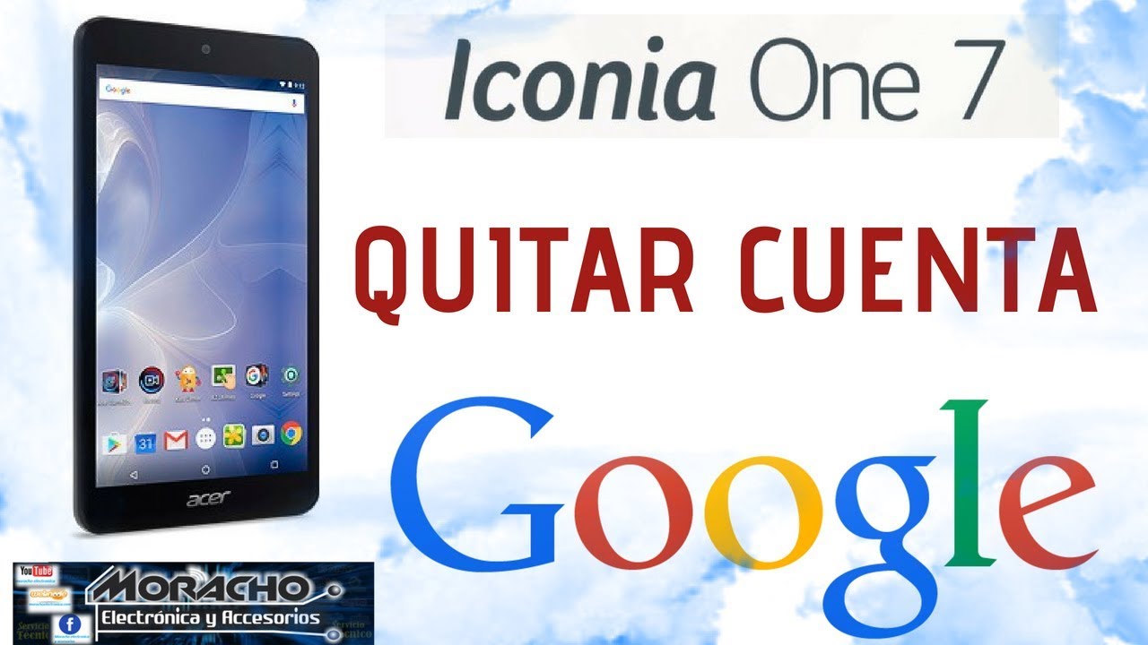 Como Saltar Cuenta Google Iconia One 7 ACER