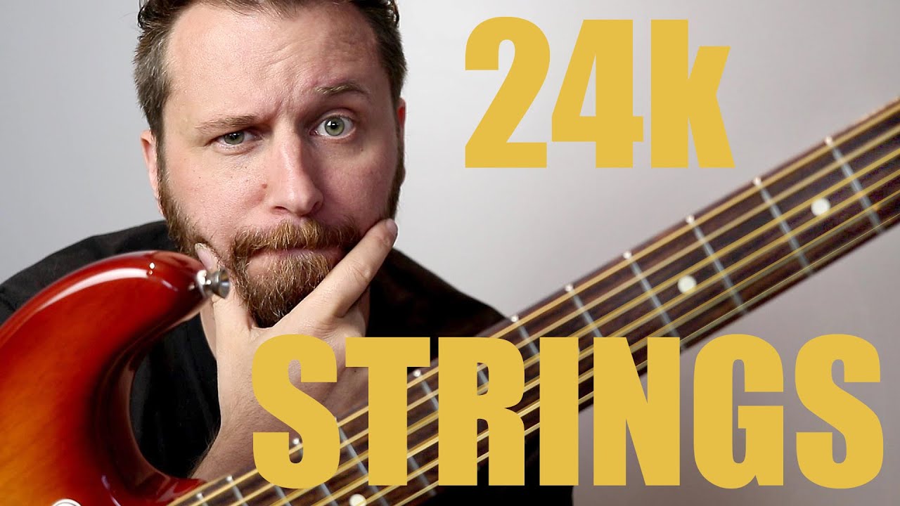 24k GOLD Guitar Strings!! - Rich Tone or Waste of Cash?