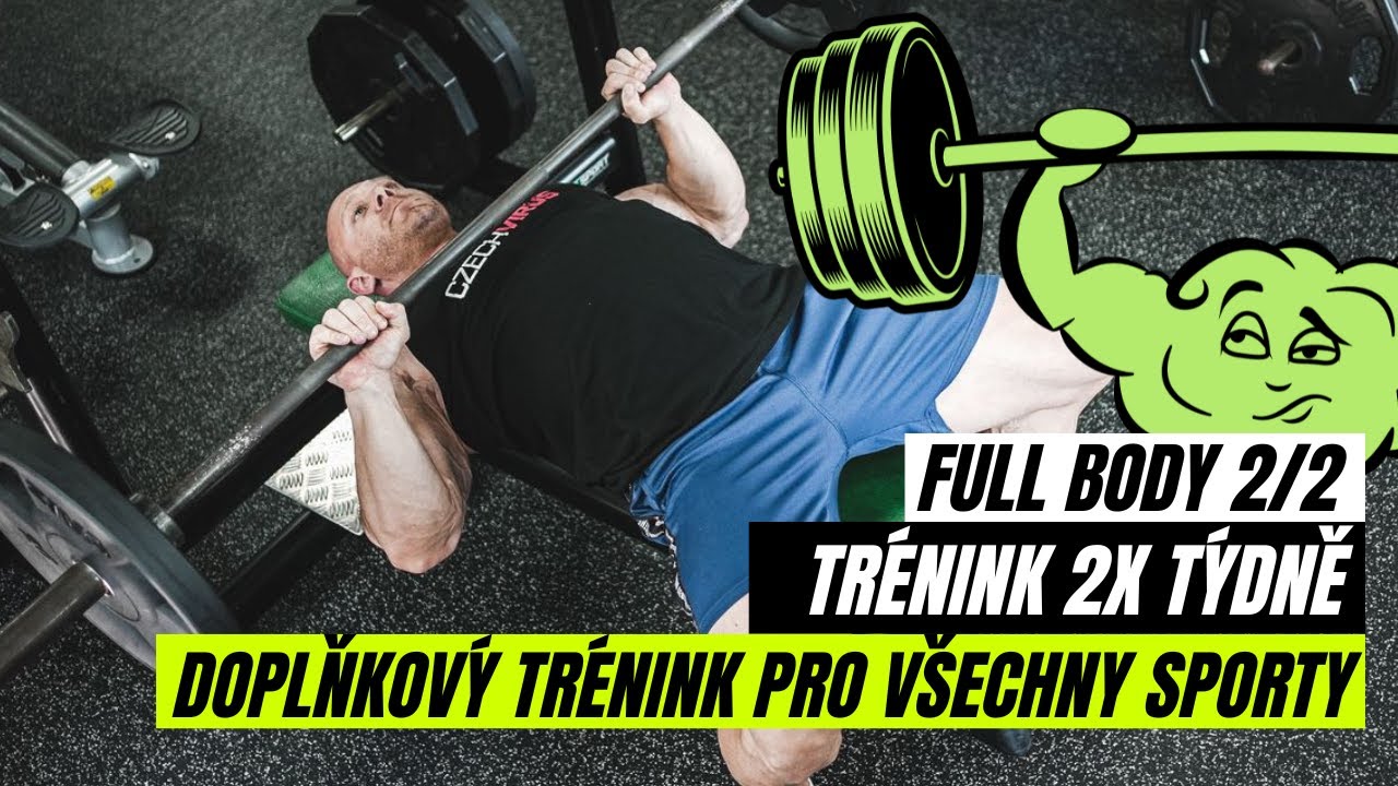 FULL BODY 2x TÝDNĚ #2 | Pro silové sportovce, ale i jako doplňkových trénink k dalším sportům.