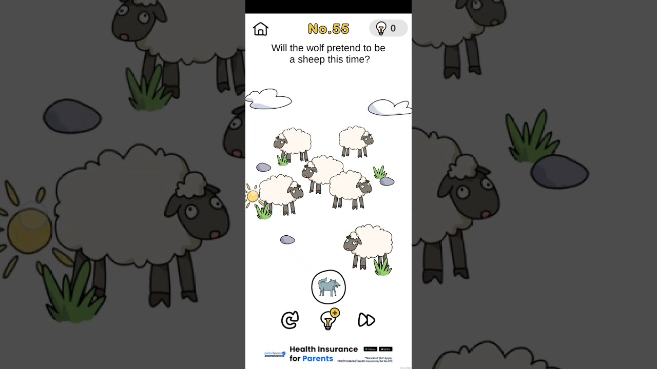 Brain Out Crazy Find Level 55 walkthrough