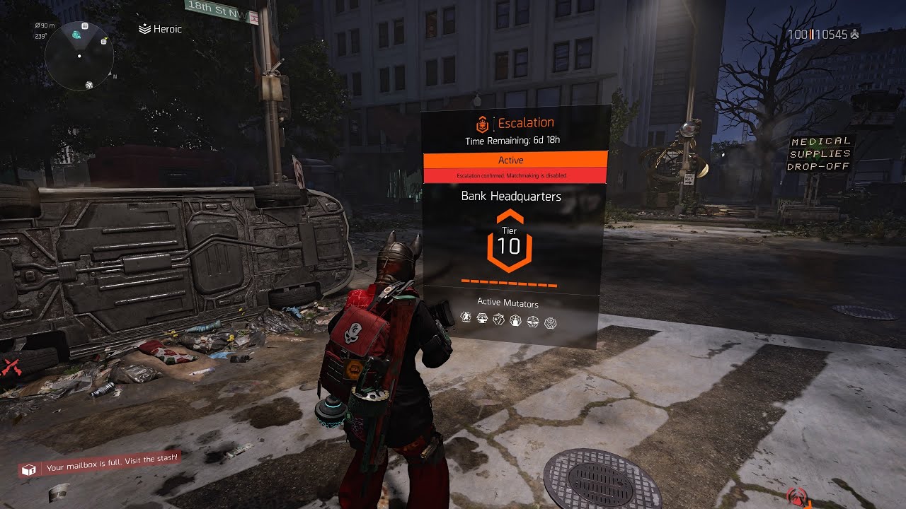 Division 2 solo Tier 10 Escalation in 8 Minutes
